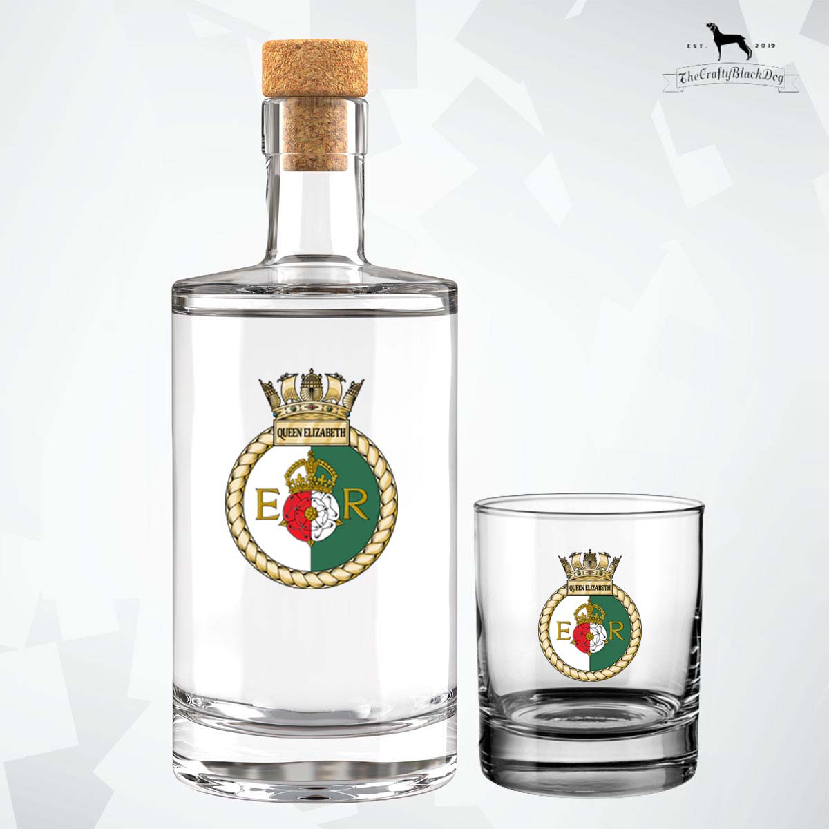 HMS Queen Elizabeth - Fill Your Own Spirit Bottle
