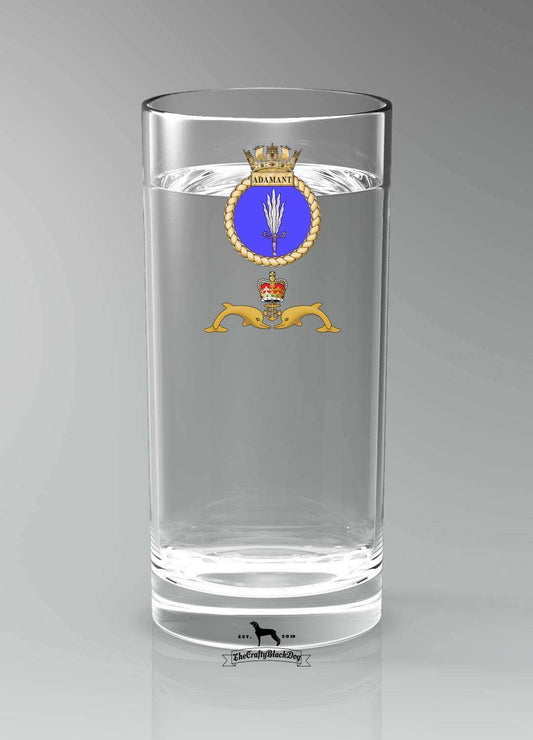HMS Adamant - Straight Gin/Mixer/Water Glass
