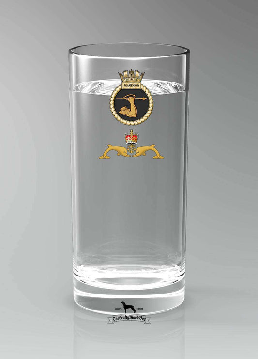 HMS Agamemnon - Straight Gin/Mixer/Water Glass