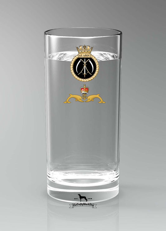 HMS Alaric - Straight Gin/Mixer/Water Glass