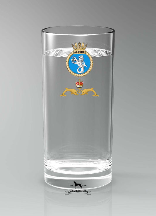 HMS Alcide - Straight Gin/Mixer/Water Glass