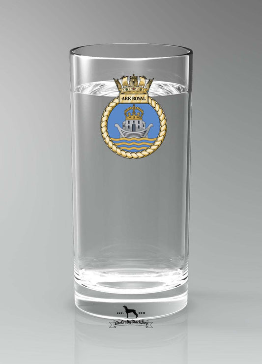 HMS Ark Royal - Straight Gin/Mixer/Water Glass