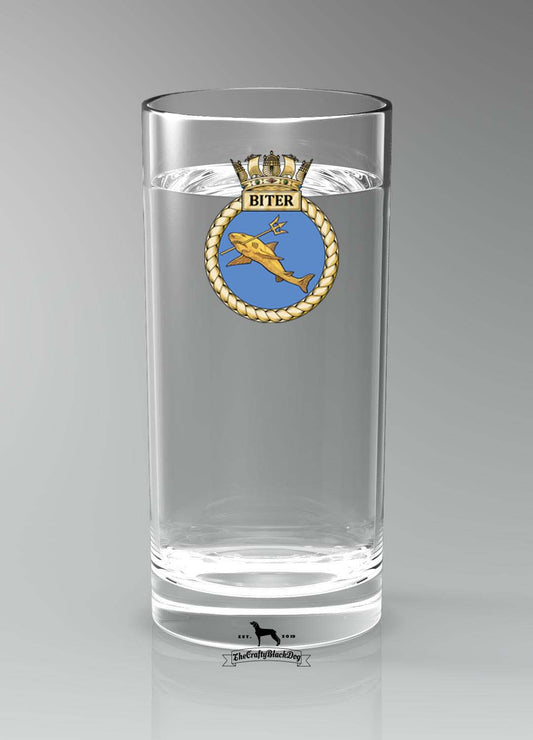 HMS Biter - Straight Gin/Mixer/Water Glass