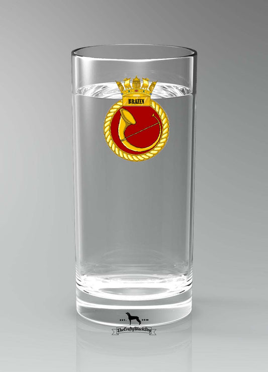 HMS Brazen - Straight Gin/Mixer/Water Glass