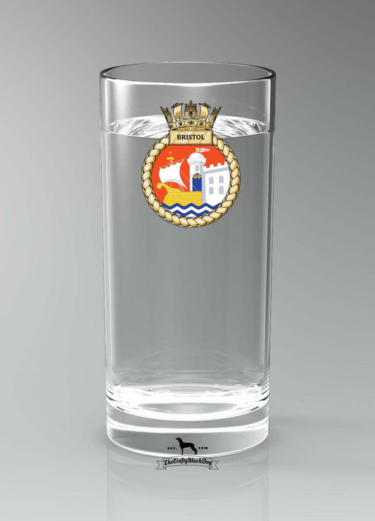 HMS Bristol - Straight Gin/Mixer/Water Glass