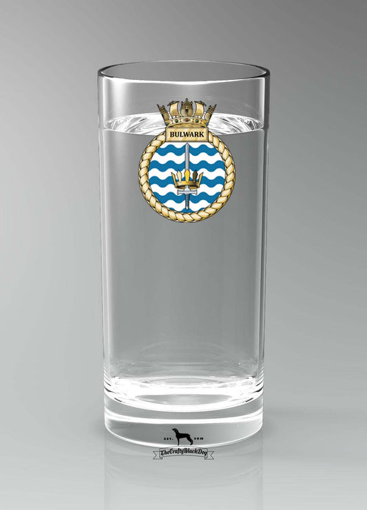 HMS Bulwark - Straight Gin/Mixer/Water Glass