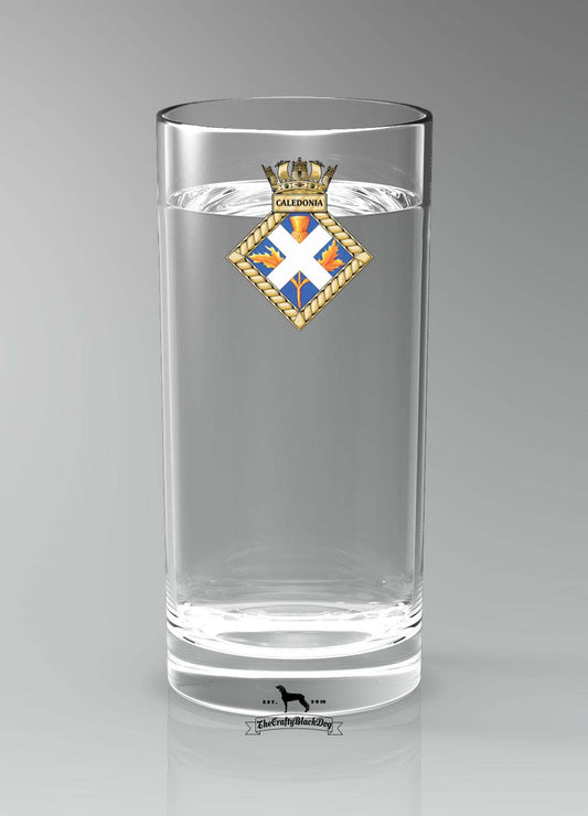 HMS Caledonia - Straight Gin/Mixer/Water Glass