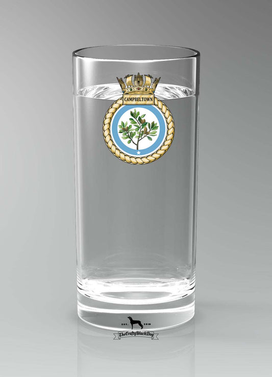 HMS Campbeltown - Straight Gin/Mixer/Water Glass