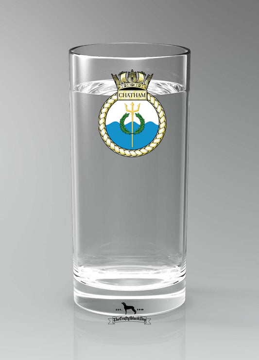 HMS Chatham - Straight Gin/Mixer/Water Glass