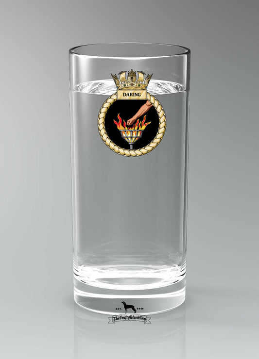 HMS Daring - Straight Gin/Mixer/Water Glass