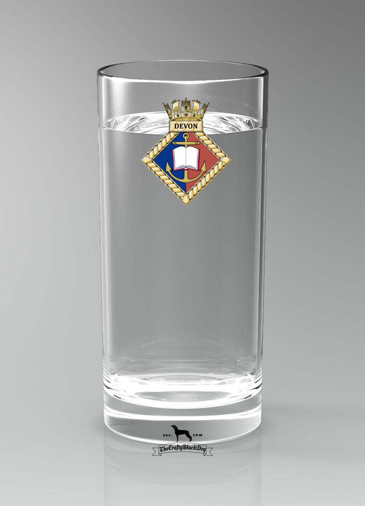 URNU Devon - Straight Gin/Mixer/Water Glass