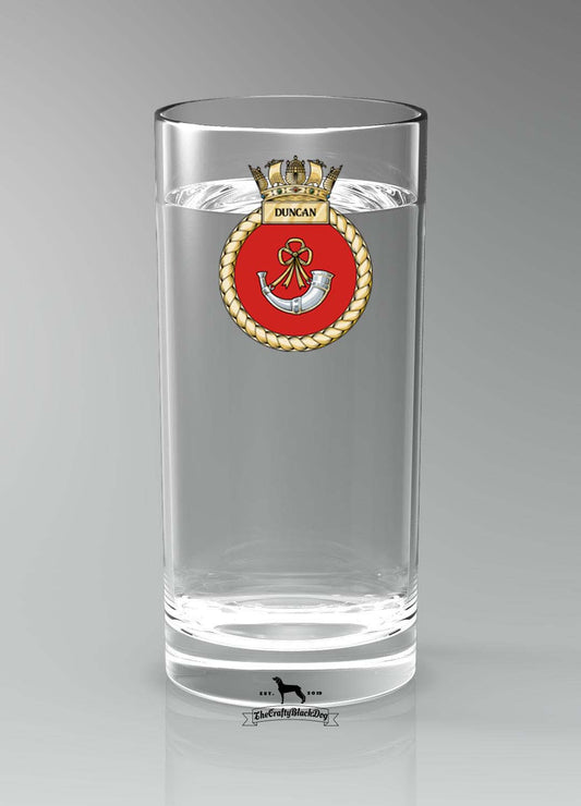 HMS Duncan - Straight Gin/Mixer/Water Glass
