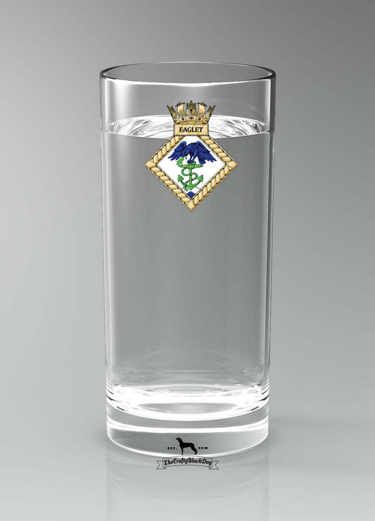 HMS Eaglet - Straight Gin/Mixer/Water Glass
