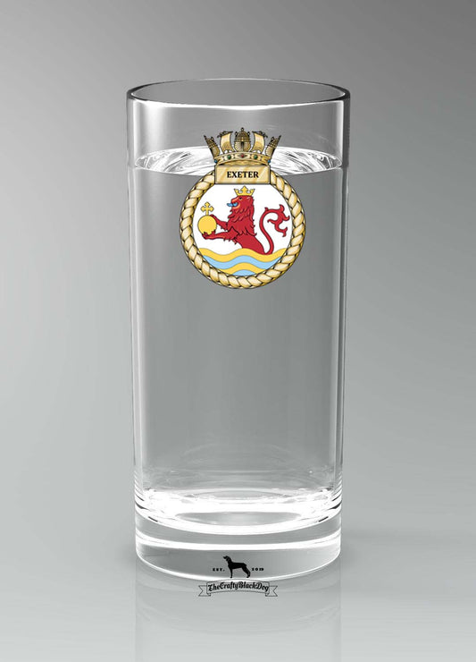 HMS Exeter - Straight Gin/Mixer/Water Glass