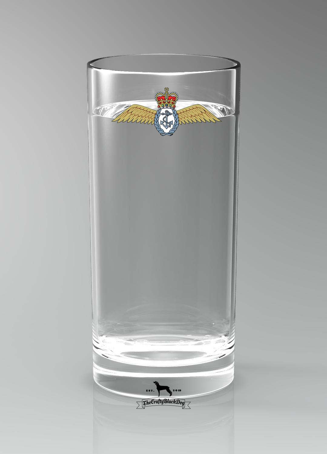 Fleet Air Arm Wings - Straight Gin/Mixer/Water Glass
