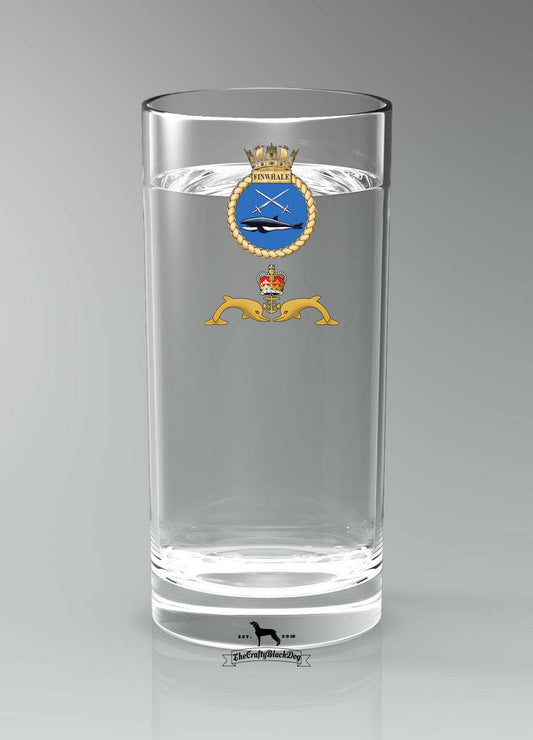 HMS Finwhale - Straight Gin/Mixer/Water Glass