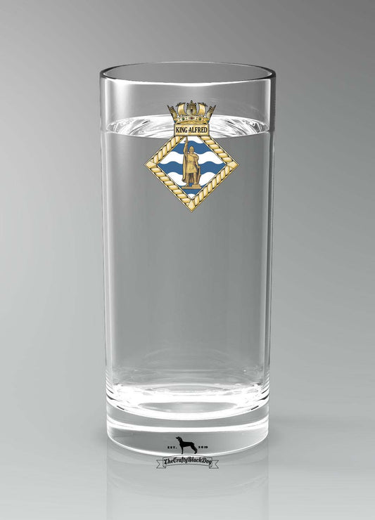 HMS King Alfred - Straight Gin/Mixer/Water Glass