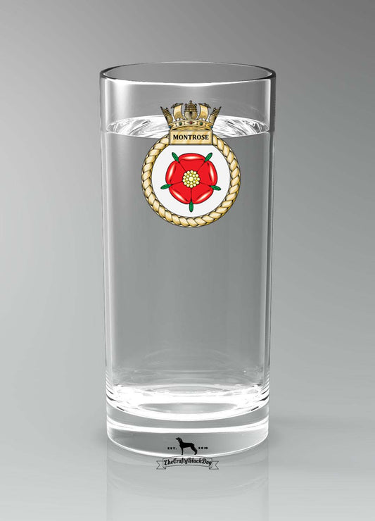 HMS Montrose - Straight Gin/Mixer/Water Glass