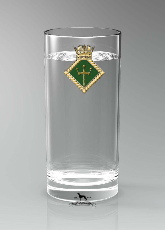 HMS Neptune - Straight Gin/Mixer/Water Glass