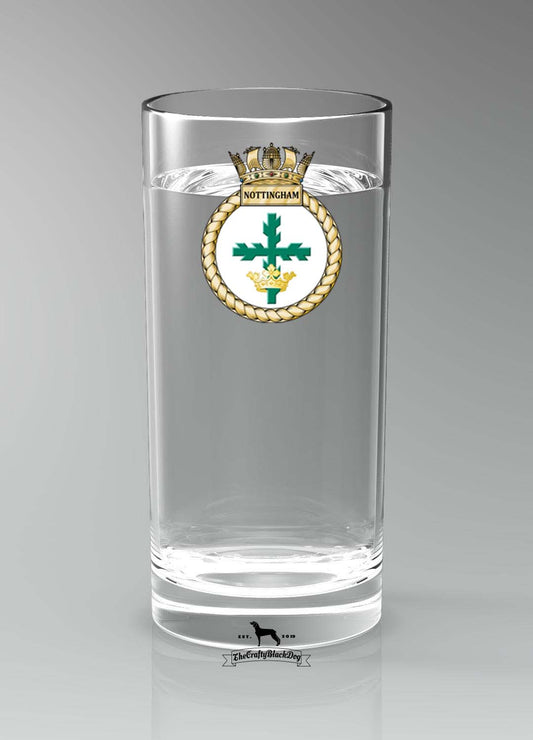 HMS Nottingham - Straight Gin/Mixer/Water Glass