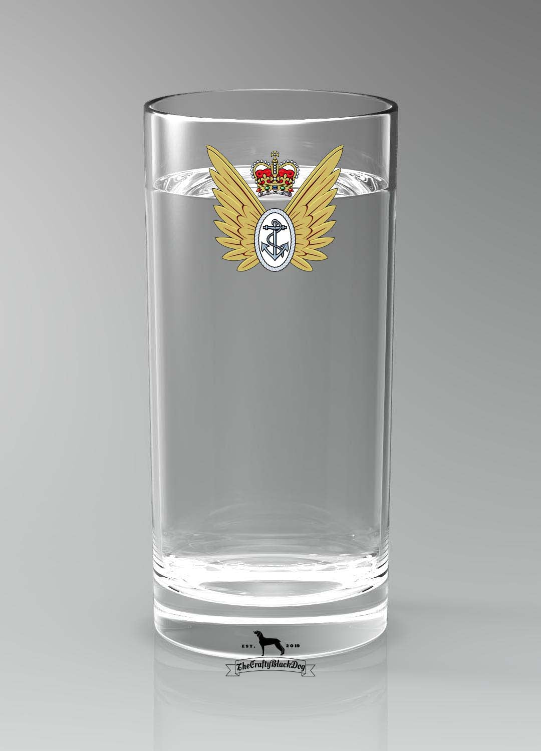 Fleet Air Arm Observer Wings - Straight Gin/Mixer/Water Glass