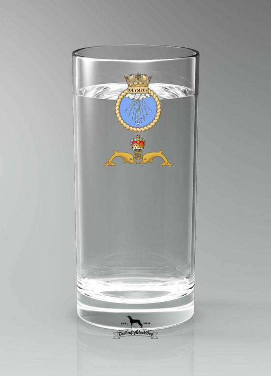 HMS Olympus - Straight Gin/Mixer/Water Glass