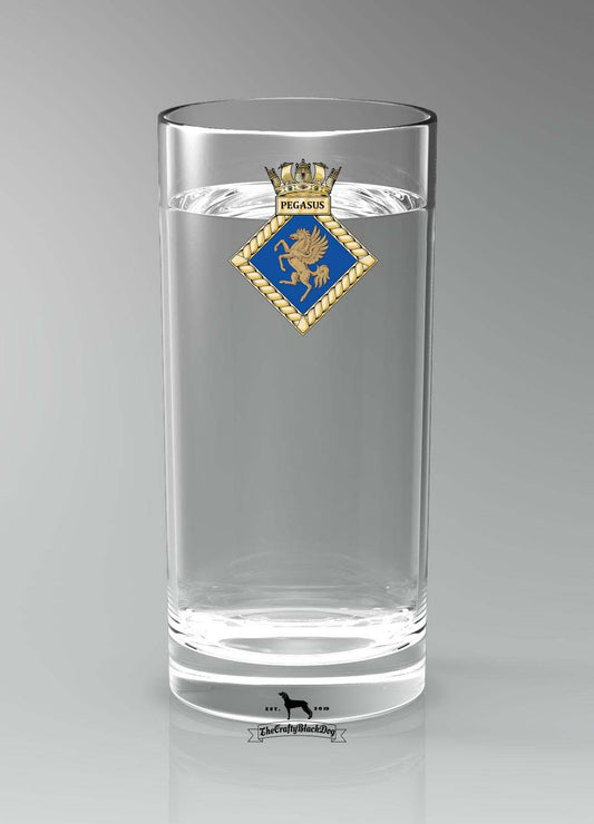 HMS Pegasus - Straight Gin/Mixer/Water Glass