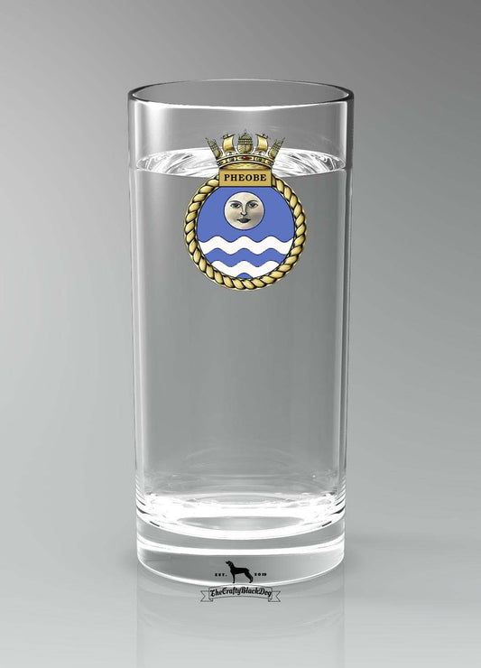 HMS Pheobe - Straight Gin/Mixer/Water Glass