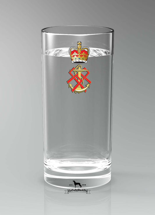 Queen Alexandra's Royal Naval Nursing Service QARNNS - Straight Gin/Mixer/Water Glass