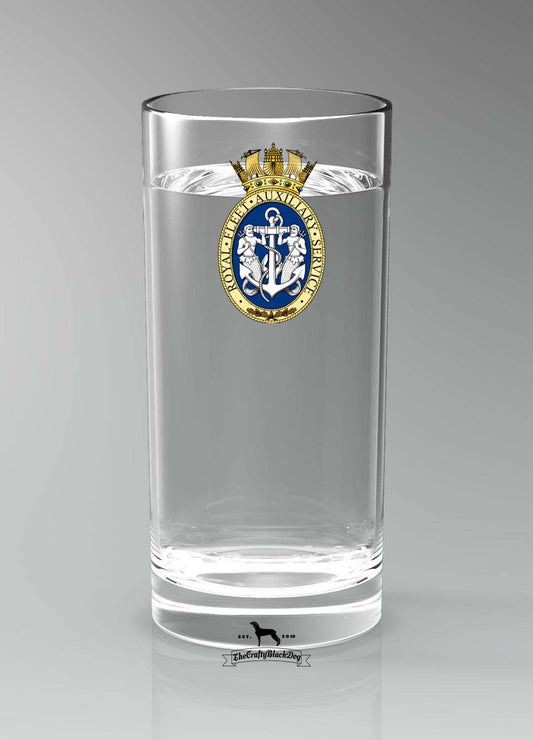 Royal Fleet Auxiliary Service - Straight Gin/Mixer/Water Glass