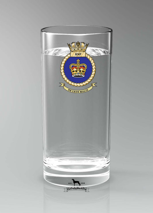 Royal Navy Police - Straight Gin/Mixer/Water Glass