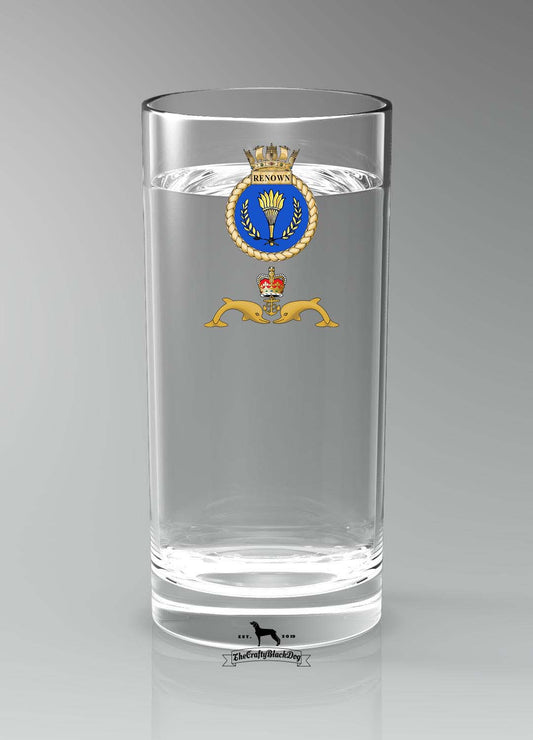 HMS Renown - Straight Gin/Mixer/Water Glass