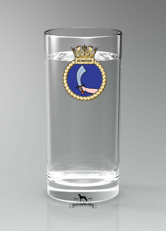 HMS Scimitar - Straight Gin/Mixer/Water Glass