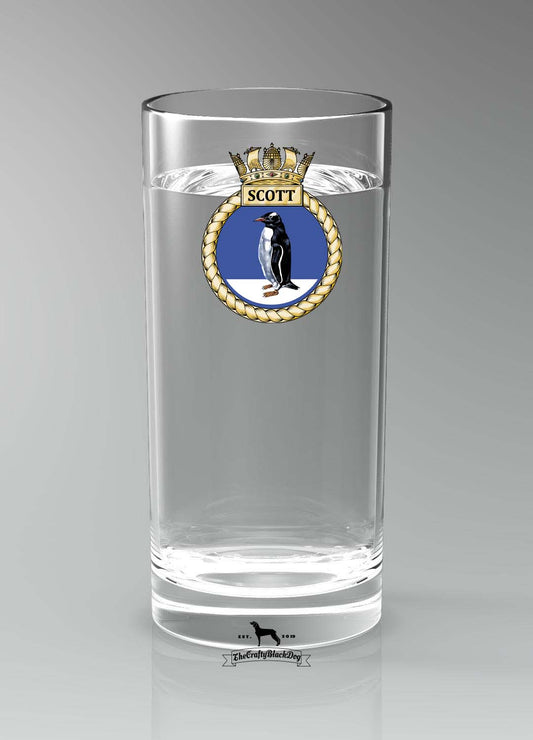 HMS Scott - Straight Gin/Mixer/Water Glass