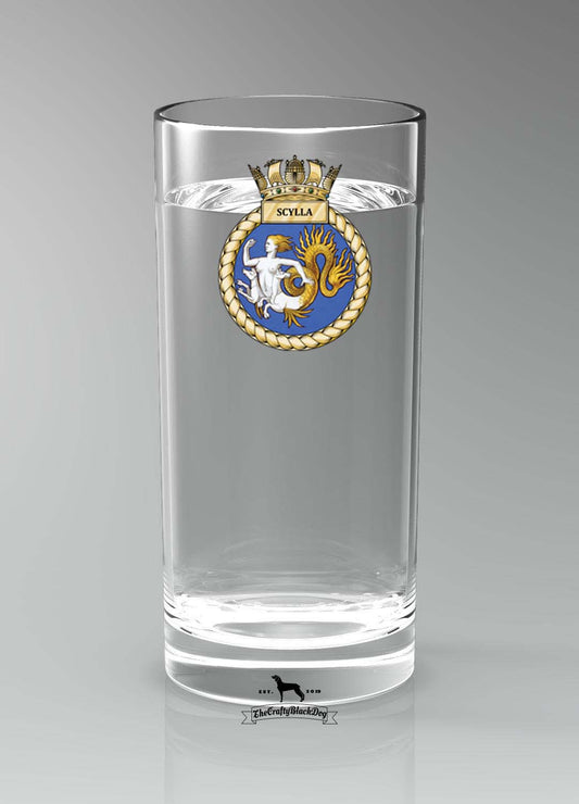 HMS Scylla - Straight Gin/Mixer/Water Glass