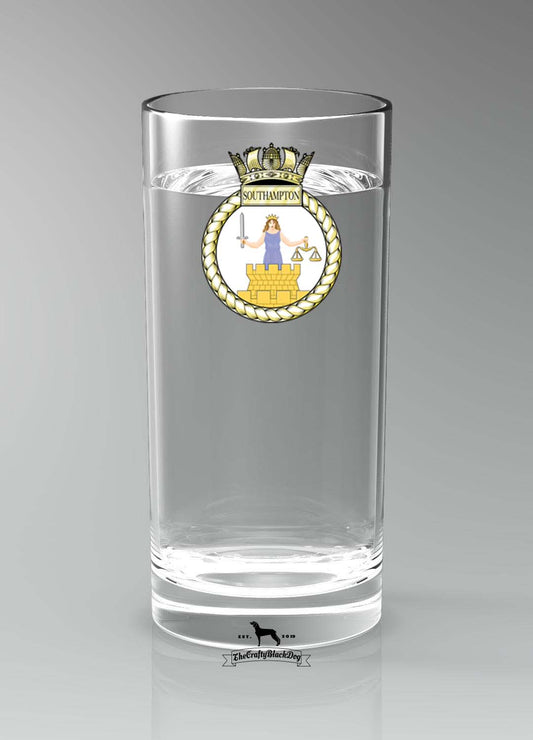 HMS Southampton - Straight Gin/Mixer/Water Glass