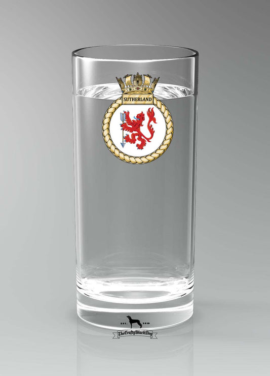 HMS Sutherland - Straight Gin/Mixer/Water Glass