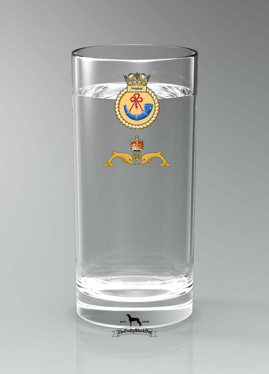 HMS Torbay - Straight Gin/Mixer/Water Glass