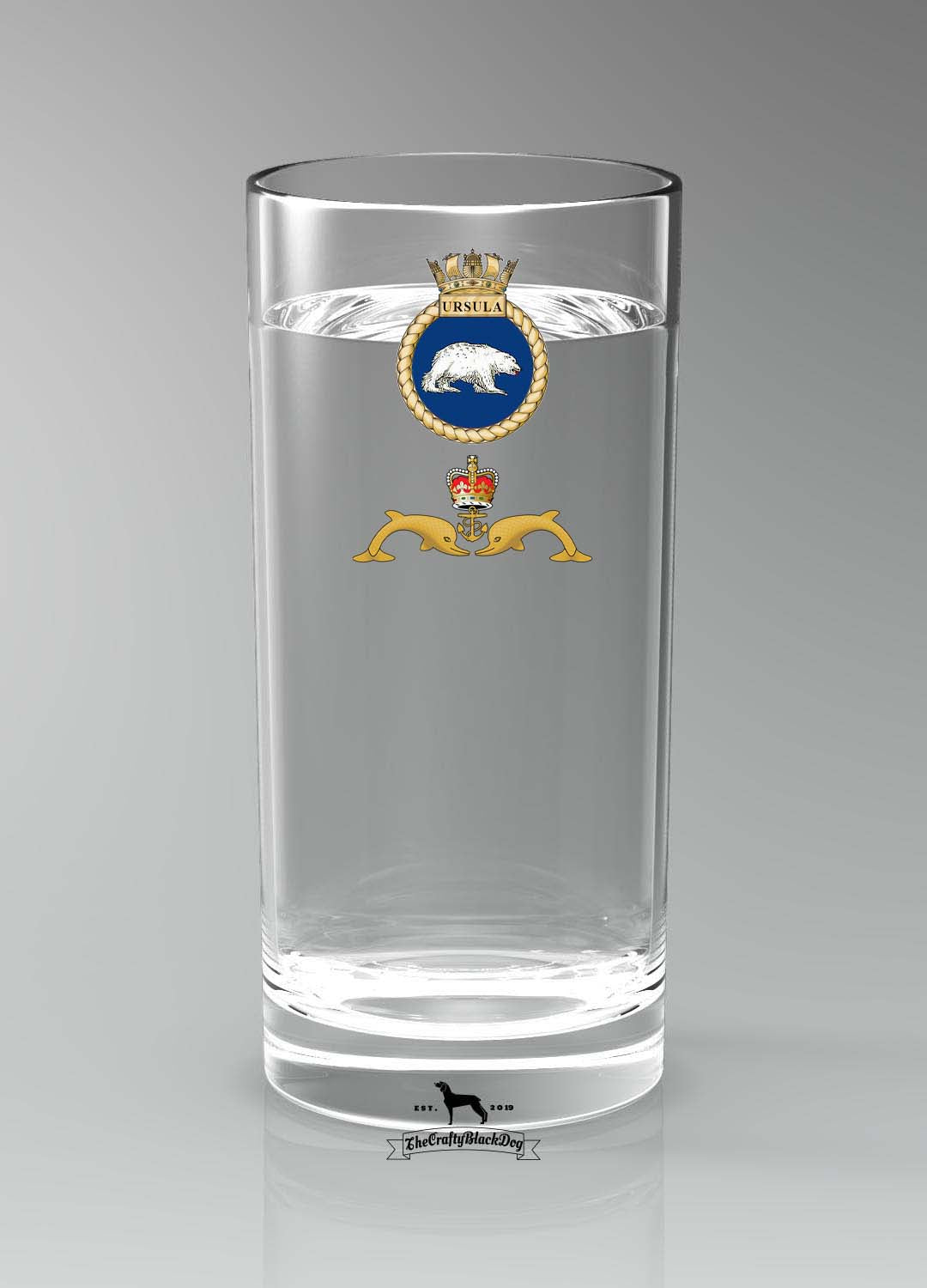 HMS Ursula - Straight Gin/Mixer/Water Glass