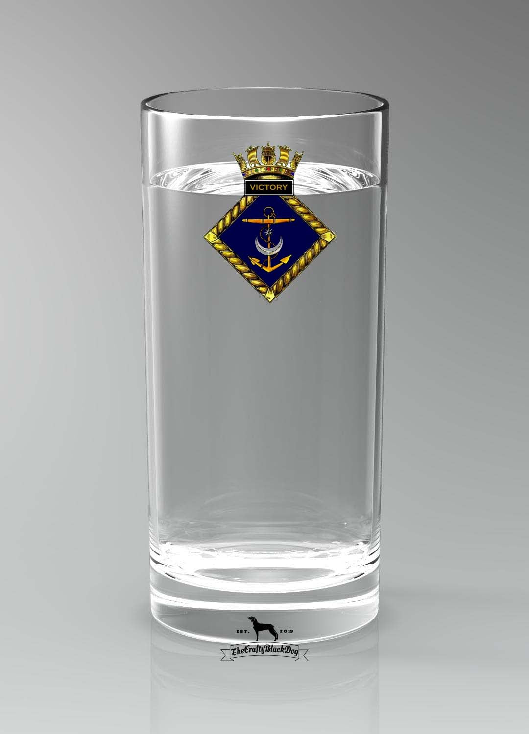HMS Victory - Straight Gin/Mixer/Water Glass