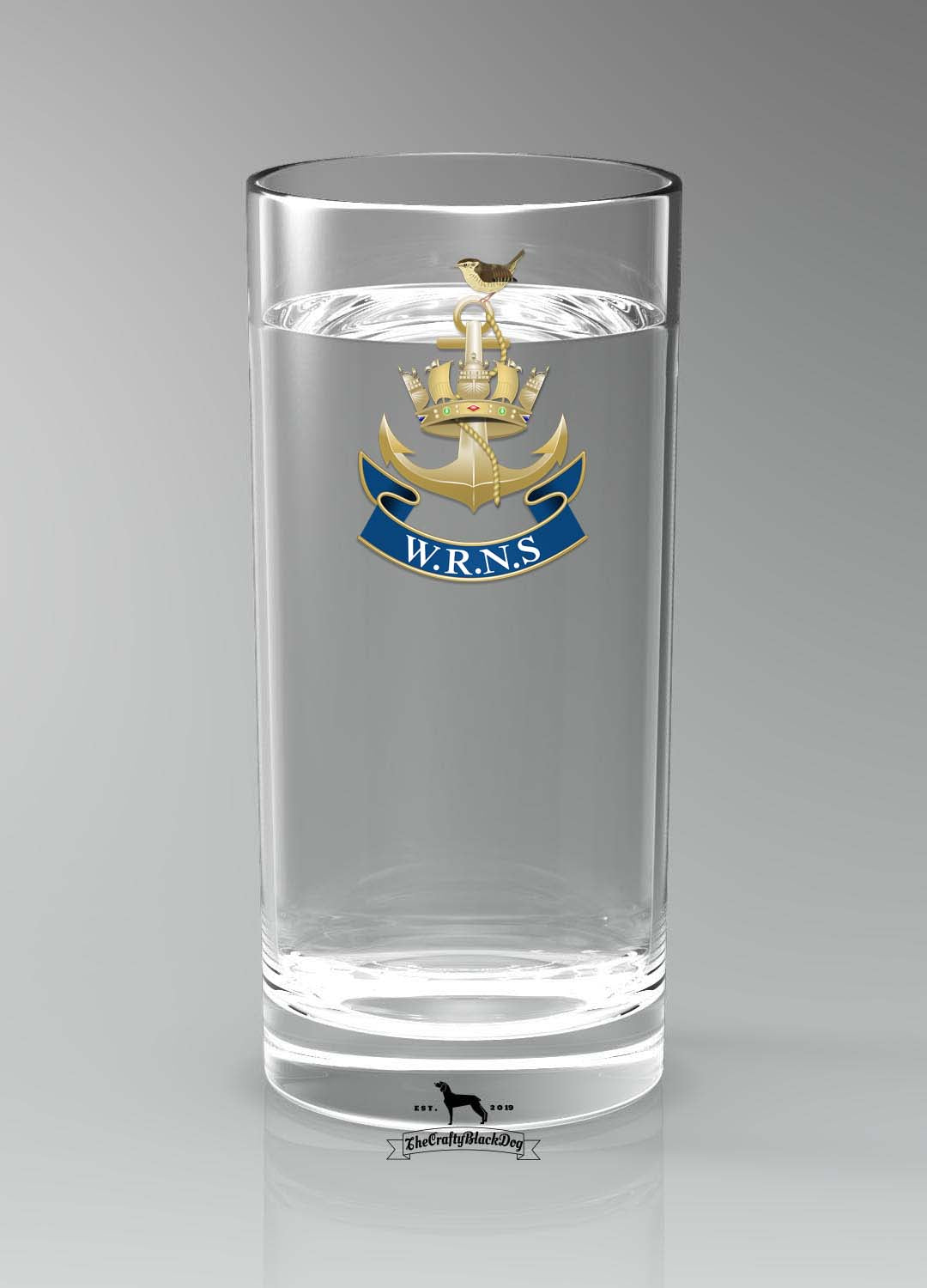 Women's Royal Naval Service - Straight Gin/Mixer/Water Glass
