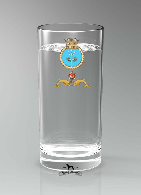 HMS Poseidon - Straight Gin/Mixer/Water Glass