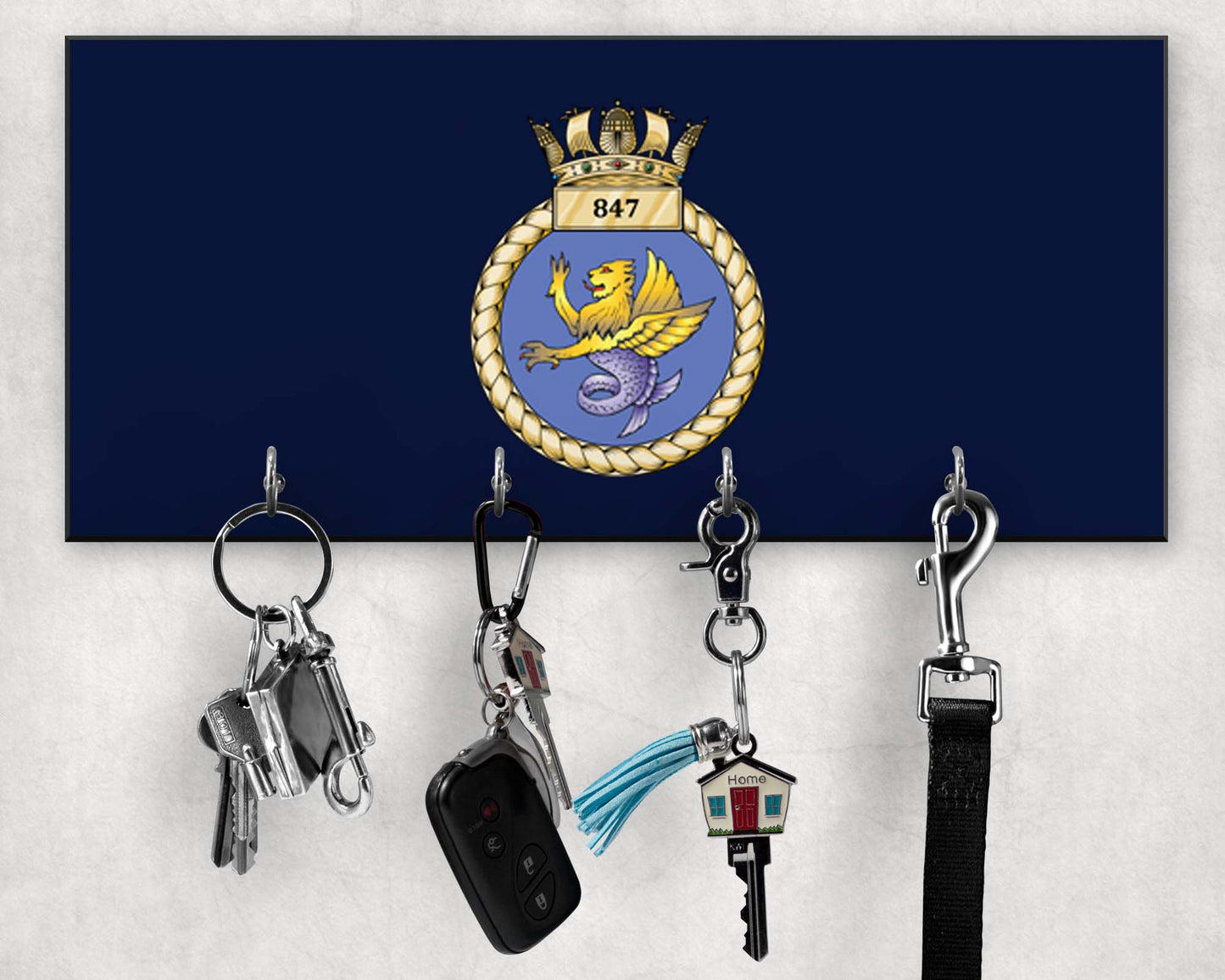 847 Naval Air Squadron - Wooden Key Holder/Hook