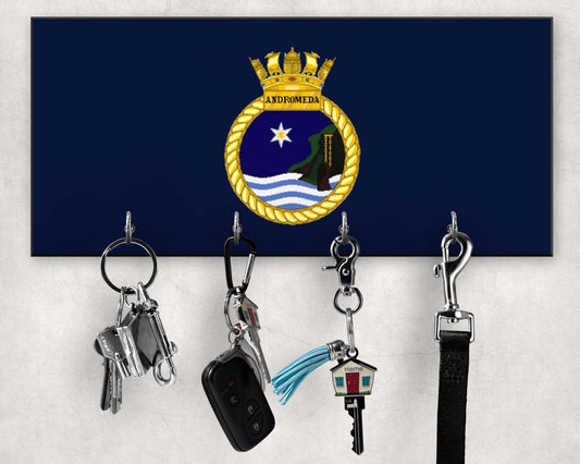 HMS Andromeda - Wooden Key/Beret Hook