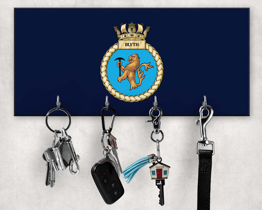 HMS Blyth - Wooden Key/Beret Hook