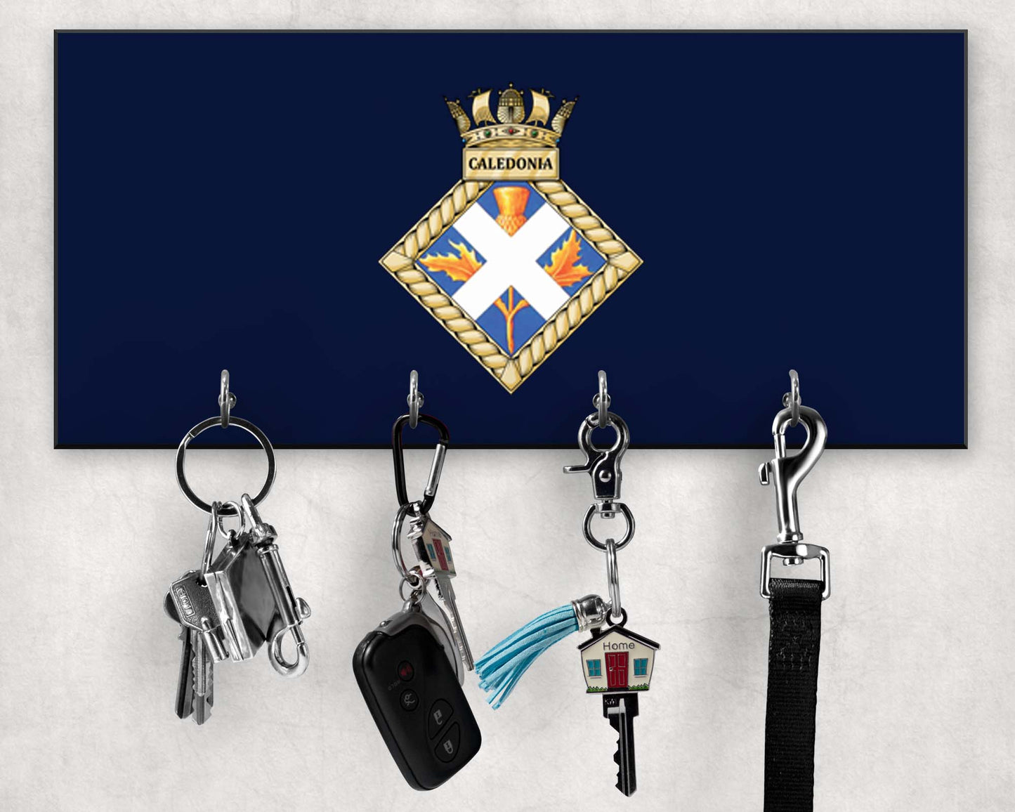 HMS Caledonia - Wooden Key/Beret Hook