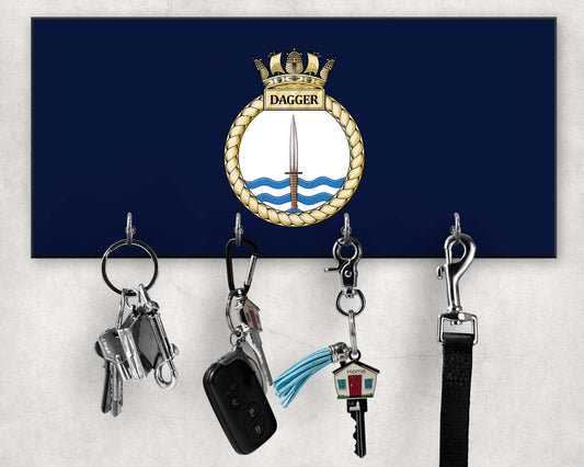 HMS Dagger - Wooden Key/Beret Hook