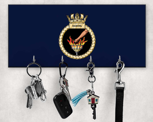 HMS Daring - Wooden Key/Beret Hook