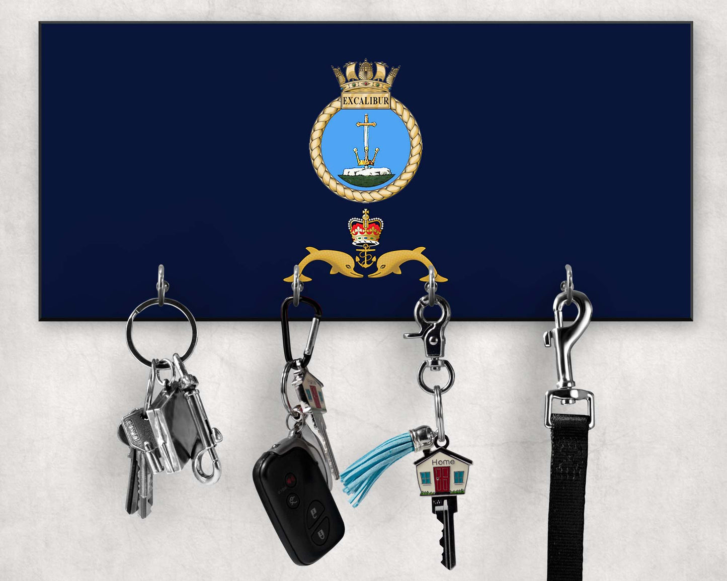 HMS Excalibur - Wooden Key/Beret Hook