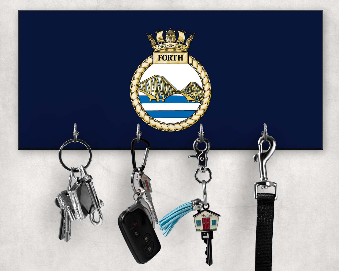 HMS Forth - Wooden Key/Beret Hook